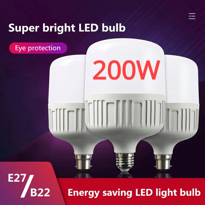 หลอดไฟสปอตไลท์ LED E27 B22 AC220V 230V 240V 60W 15W 20W 30W 40W 50W