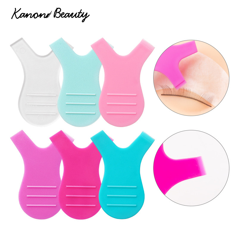Reuseable Plastic Clean Comb Y รูปร่าง eyelashe Lifting Curler Eye Lash Extension Perm eyelashe เครื่องมือ