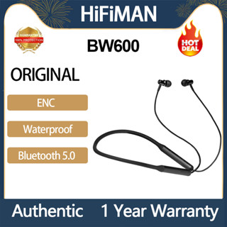 ของแท้ HIFIMAN BW600 ชุดหูฟังบลูทูธไร้สาย แบบคล้องคอ ตัดเสียงรบกวน พร้อมสายคล้องคอ ENC สําหรับเล่นกีฬา