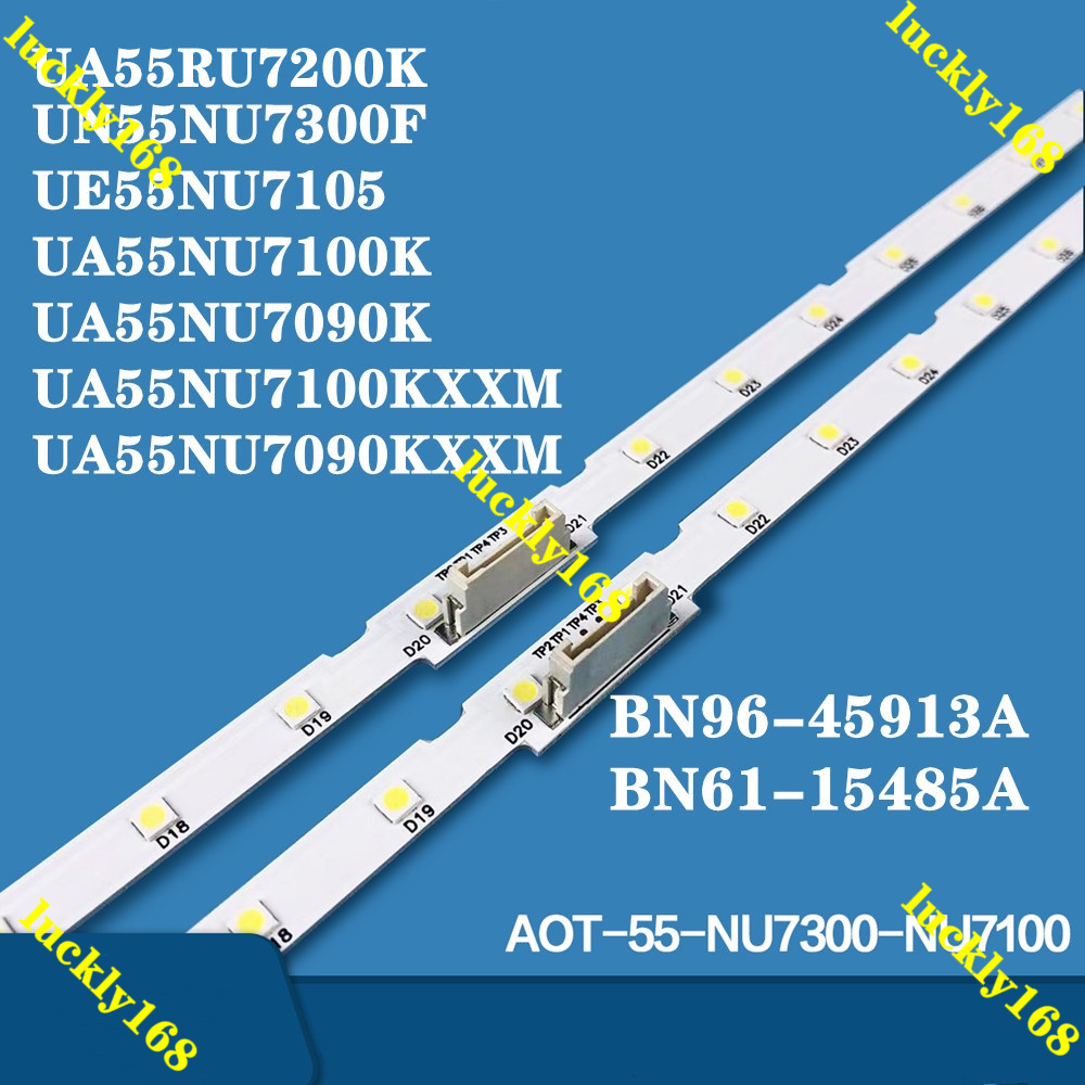 LED Backlight strip 40 LED for Samsung 55"TV UA55RU7200K UA55NU7100K UA55NU7090K UA55NU7100KXXM UA55