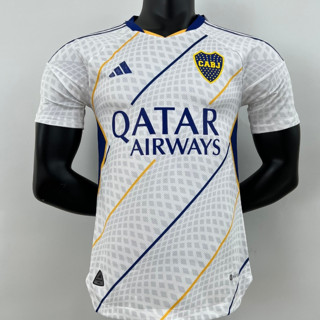 เสื้อกีฬาแขนสั้น ลายทีมชาติฟุตบอล Boca Juniors Special Edition 23 24 ชุดเยือน สีขาว สําหรับผู้ชาย