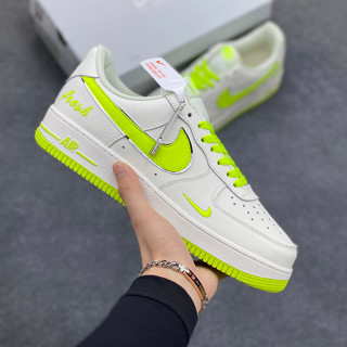 รองเท้าผ้าใบ Air Force 1 Nike Low SUPERME แบบเต็มฝ่ามือ