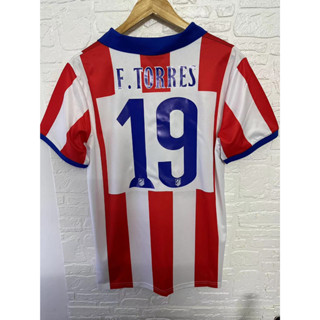 เสื้อกีฬาแขนสั้น ลายทีมชาติฟุตบอล Atlético Madrid F.TORRES MANDZUKIC ARDA 14-15 ชุดเหย้า คุณภาพสูง สไตล์เรโทร