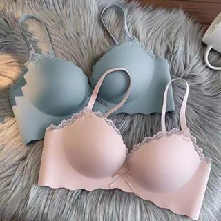 ชุดชั้นใน ไร้รอยต่อ ดันทรง ไร้สาย ชุดชั้นในสตรีหน้าอกเล็ก รวบรวม Bralette