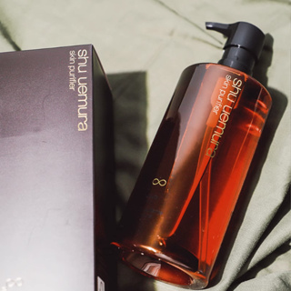 Shu-uemura Amber Pure Gold คลีนซิ่งออยล์ ทําความสะอาดผิวหน้า อ่อนโยน ไม่ระคายเคือง ขนาด 450 มล.