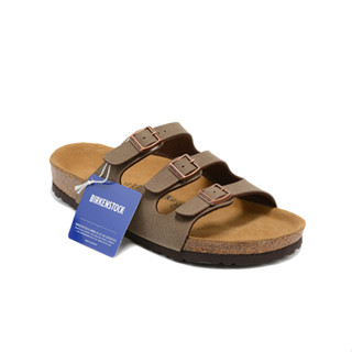 มาตรฐานแท้ 1:1 Birkenstock รองเท้าแตะ Birkenstock Birkenstock สีกาแฟ ขี้ผึ้งน้ํามัน 34#--46#