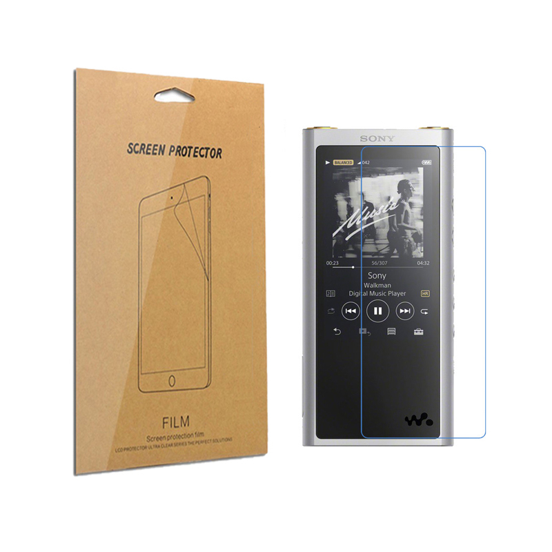 2 * Clear LCD Screen Protector Cover Shield Film สําหรับ SONY NW-ZX300 NW-ZX300A ZX300 MP3 อุปกรณ์เส