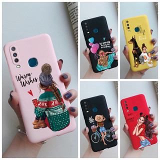 Vivo Y11 Y12 Y15 Y17 เคสโทรศัพท์ ซิลิโคนนิ่ม บาง กันกระแทก เคสโทรศัพท์ สีแคนดี้