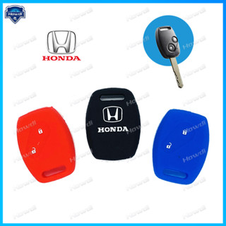 เคสกุญแจรถยนต์ 2 ปุ่ม แบบซิลิโคน สำหรับ Honda V-V Fit Pilot Accord Civic