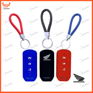 【ใหม่】ปลอกกุญแจซิลิโคน For Honda Scooter Vario 150 125 Pcx 150 Pcx 3 Buttons with FREE พวงกุญแจ