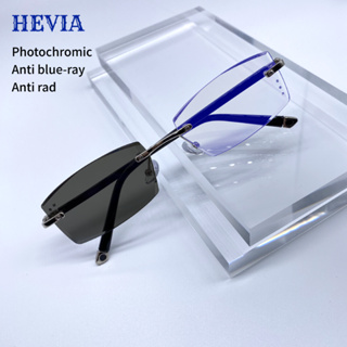 Hevia แว่นตากันแดด UV400 ป้องกันรังสี Uv407 ป้องกันแสงสีฟ้า สําหรับคอมพิวเตอร์