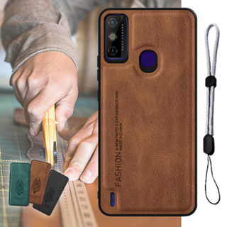 เคสหนัง หรูหรา พร้อมเชือกปรับได้ สําหรับ Tecno Spark 6 Go KE5j KE5k