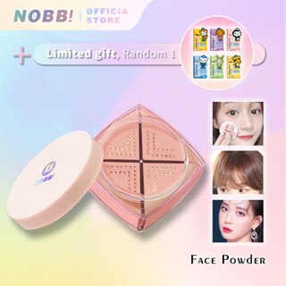 NOBB! แป้งฝุ่น ควบคุมความมัน กันน้ํา กันเหงื่อ ติดทนนาน สําหรับแต่งหน้า N5501