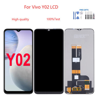 อะไหล่หน้าจอสัมผัสดิจิทัล LCD แบบเปลี่ยน สําหรับ Vivo Y02