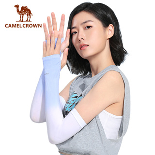 CAMEL CROWN ปลอกแขนกันแดด, ปลอกแขนกัน UV, ปลอกน้ําแข็งปั่นจักรยาน ฤดูร้อน