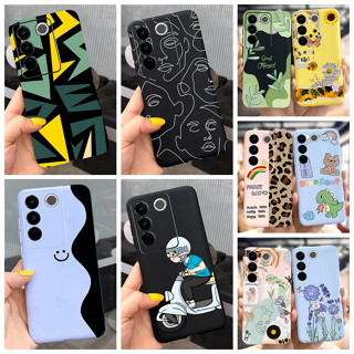 เคสโทรศัพท์ ซิลิโคนนิ่ม กันกระแทก ลายแฟชั่น สําหรับ Vivo V27e V2237 V27e V 27e S16e