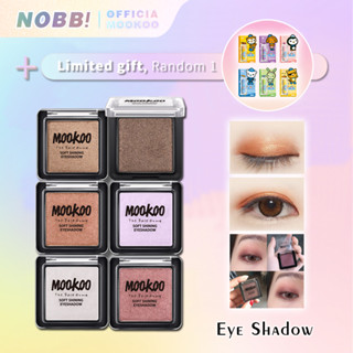 Nobb! Mookoo พาเลตต์อายแชโดว์ ชิมเมอร์ เนื้อแมตต์ เครื่องสําอาง สําหรับแต่งหน้า