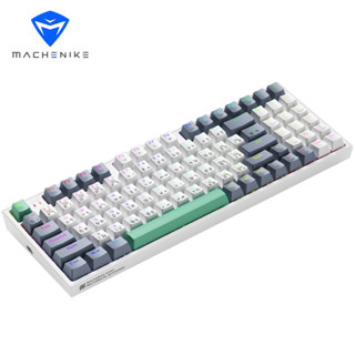 Machenike K500 คีย์บอร์ดเล่นเกม แบบใช้สาย RGB 90% 94 คีย์ Type-C สําหรับแล็ปท็อป คอมพิวเตอร์ เดสก์ท็อป PC（Thai Keycaps）