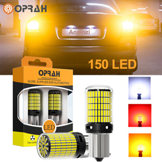 ไฟเลี้ยว Oprah 1156 BA15S P21W BAU15S PY21W Canbus 1157 BAY15D P21/5W 7440 7443 3156 3157 4014 150SMD 2 ชิ้น