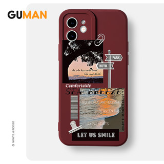 Guman เคสไอโฟน เคสซิลิโคนนุ่มกันกระแทกน่ารักตลก เคสโทรศัพท์ Compatible for iPhone 14 13 12 11 Pro Max SE 2020 X XR XS 8 7 6 6S Plus พลัส XYB1723