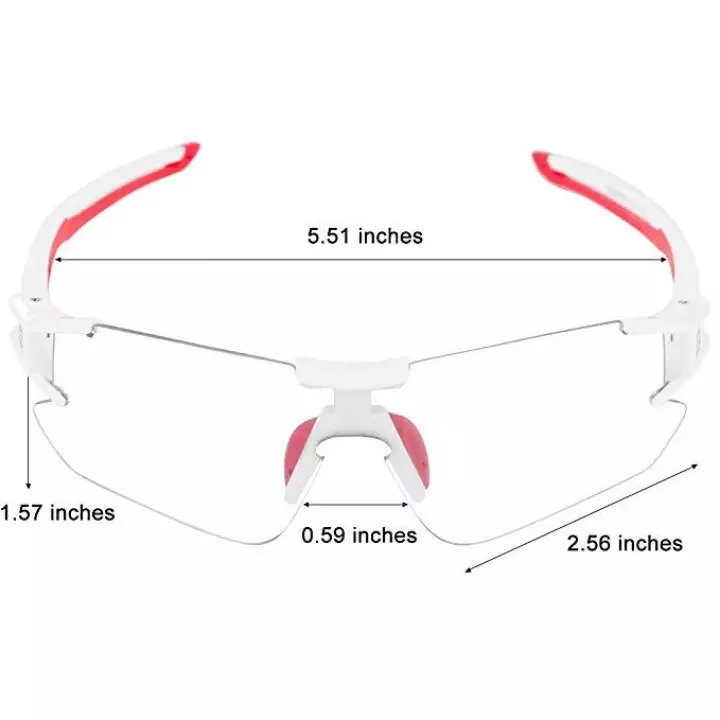 ROCKBROS แว่นตา Photochromic โพลาไรซ์ เลนส์ใส สำหรับปั่นจักรยาน กลางแจ้ง - รูปที่ 7