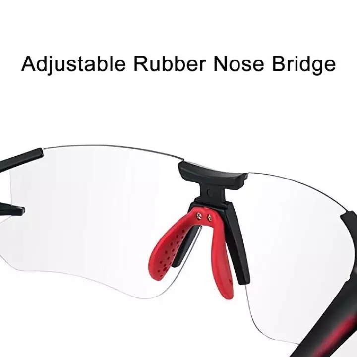ROCKBROS แว่นตา Photochromic โพลาไรซ์ เลนส์ใส สำหรับปั่นจักรยาน กลางแจ้ง - รูปที่ 4