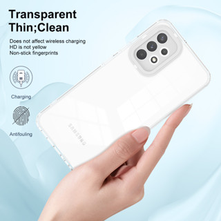 เคสอะคริลิค TPU ใส ป้องกันกล้อง สําหรับ Samsung Galaxy A23 A13 A73 A53 5G A 23 4G 2022 SM-A235F