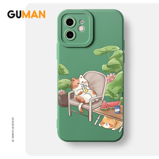 Guman เคสไอโฟน เคสซิลิโคนนุ่มกันกระแทกน่ารักตลก เคสโทรศัพท์ Compatible for iPhone 14 13 12 11 Pro Max SE 2020 X XR XS 8 7 6 6S Plus พลัส XYB1710