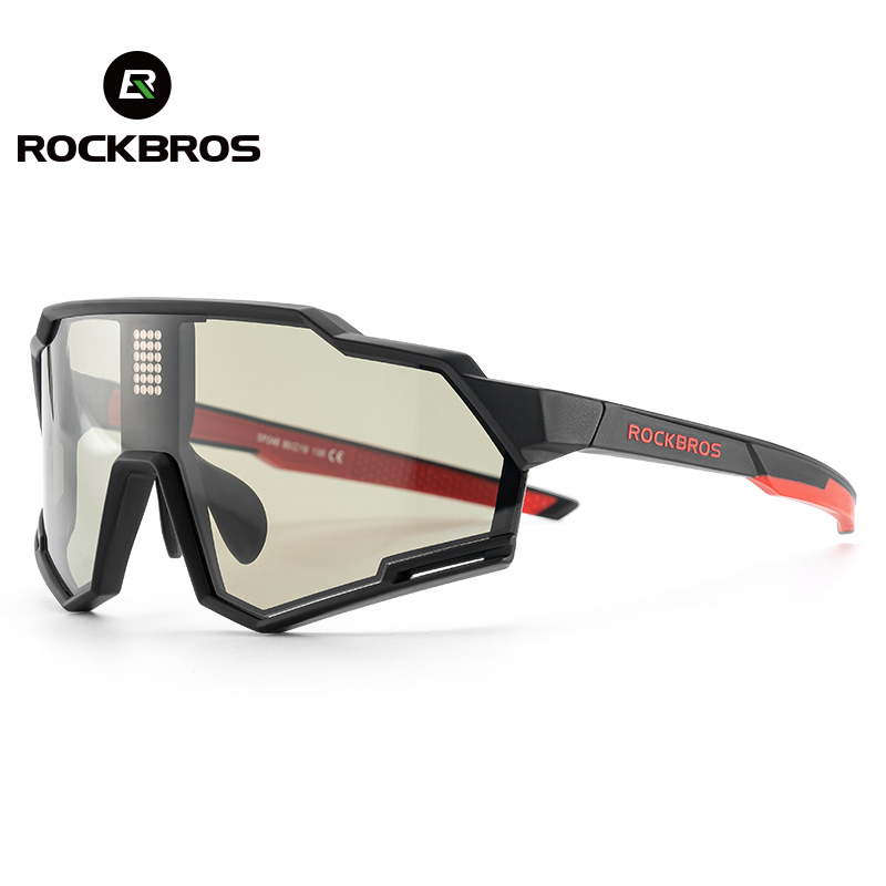ROCKBROS แว่นตากันแดด เลนส์โพลาไรซ์ เปลี่ยนสีได้ สําหรับขี่จักรยาน กลางแจ้ง