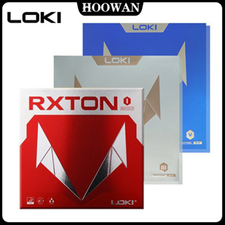 Loki RXTON Series ITTF ฟองน้ํายางปิงปอง แบบแข็ง สีแดง สําหรับตีปิงปอง ควบคุมเร็ว