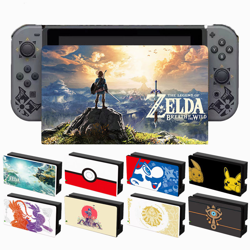 ฝาครอบป้องกัน ธีม Zelda แบบเปลี่ยน สําหรับ Nintendo Switch Oled TV Dock Station