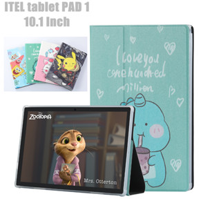 For ITEL tablet PAD 1 10.1 Inch Case Filp Leather Shockproof Silicone Protective Case Stand Cover