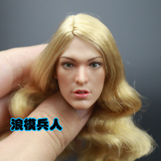 ฟิกเกอร์ Alice Milla Jovovich Head Sculpt 1/6 สําหรับฟิกเกอร์ผู้หญิง 12 นิ้ว TBL JO