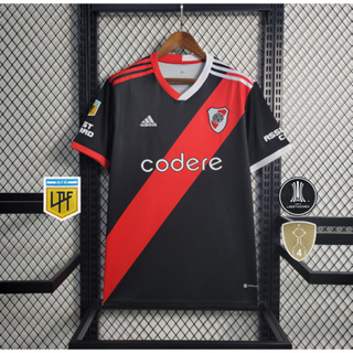 เสื้อกีฬาแขนสั้น ลายทีมชาติฟุตบอล River Plate 3rd jersey 23 24 ไซซ์ S-4XL ชุดเหย้า