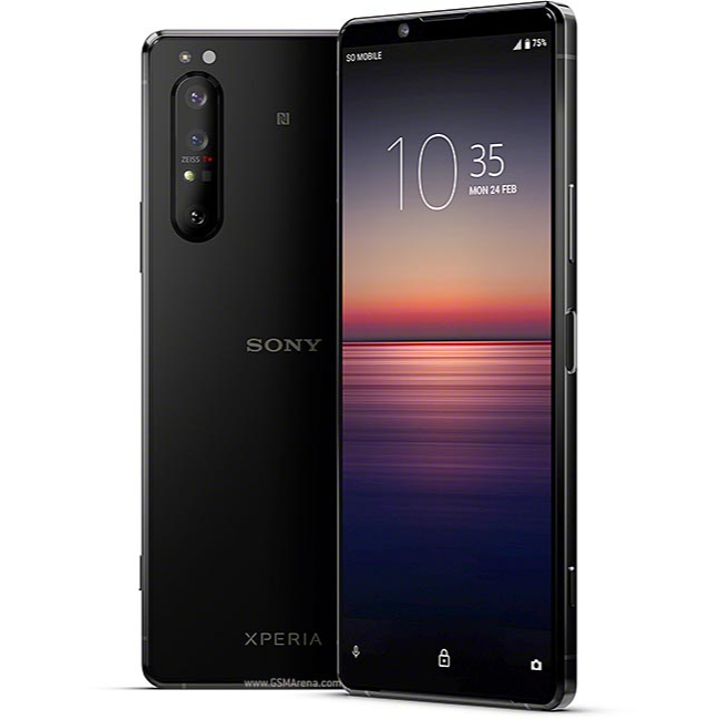 Sony Xperia 1 II 8GB + 128GB Xperia1 II Snapdragon 865 5G 6.5 นิ้วโทรศัพท์มือสองญี่ปุ่น