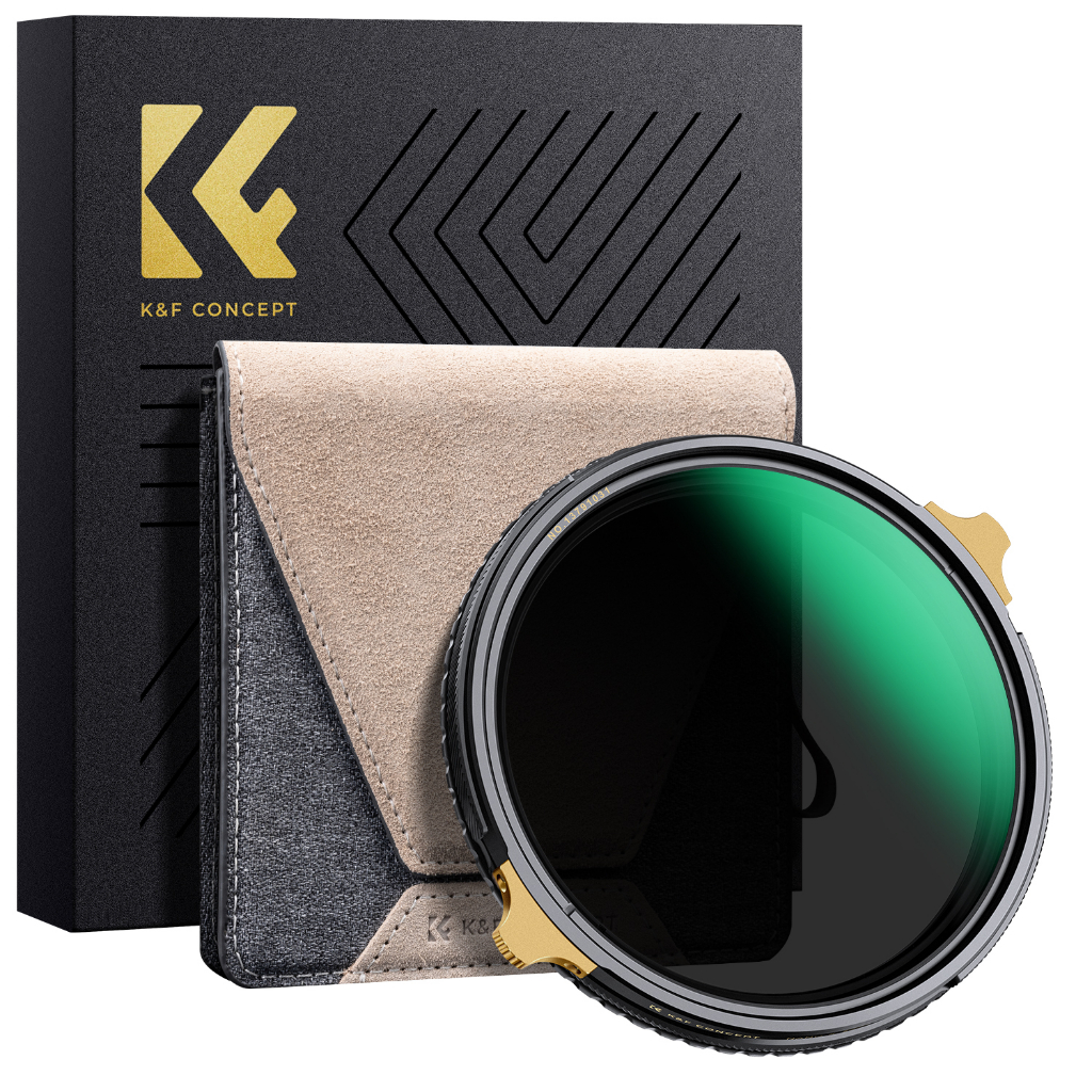 K&F Concept 67mm 72mm 77mm 82mm Nano-X PRO Series ND2-ND32 (1-5 Stops) & Circular Polarizer Filter F