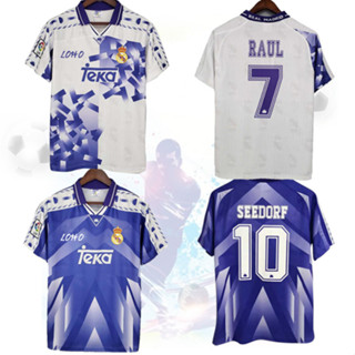 เสื้อกีฬาแขนสั้น ลายทีมชาติฟุตบอล Royal Malaysia Second Away 96-97 ชุดเยือน สไตล์เรโทร