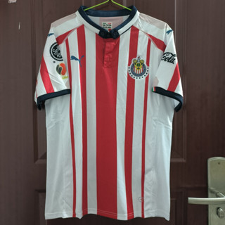 เสื้อกีฬาแขนสั้น ลายทีมชาติฟุตบอล Chivas Regal 18 19 ชุดเหย้า สําหรับผู้ใหญ่