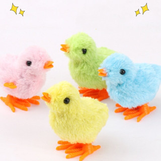 ของเล่นตุ๊กตาไก่กระโดด ไม่มีแบตเตอรี่ สุ่มสี สําหรับเด็ก 1 ชิ้น