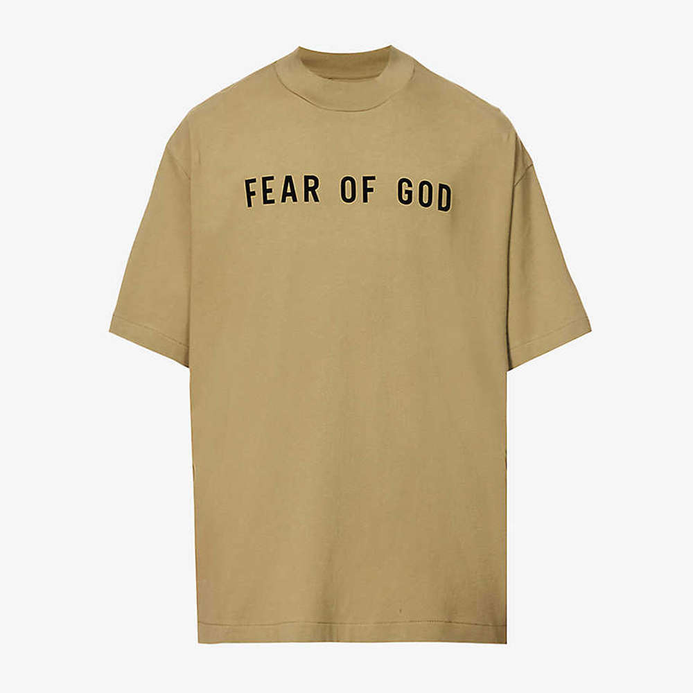 เสื้อยืด พิมพ์ลายโลโก้ FEAR OF GOD x Selfridges สําหรับผู้ชาย