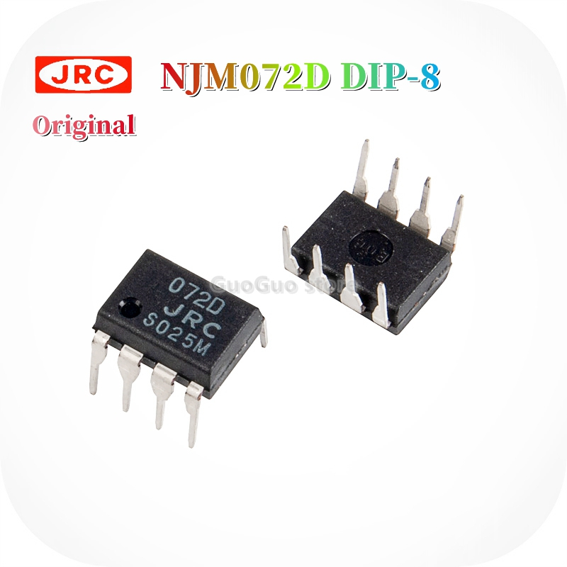 NJM072D DIP-8 5pcs JRC072D JRC 072D DIP8 JFET อินพุตเสียง dual operational เครื่องขยายเสียงชิป IC ให