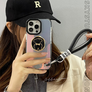 อวดสี ที่วางโทรศัพท์ สายคล้องคอ เคส iPhone 7 8 plus se 14 pro max ไอโฟน 13 12 11 pro max xr xs max case