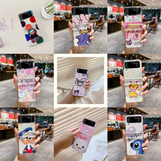 ใหม่ เคสโทรศัพท์มือถือ กันกระแทก ลายการ์ตูน 3D แฟชั่น สําหรับ Samsung Galaxy Z Flip 4 5G Galaxy Z Flip 3