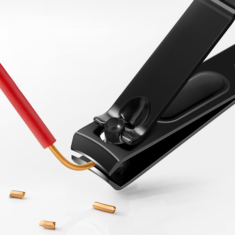 ชุดกรรไกรตัดเล็บ แบบพกพา หรูหรา สีดํา สไตล์เยอรมนี จํานวน 6 ชิ้น - รูปที่ 3