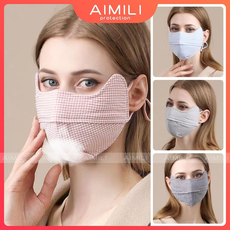 【Nose Breathable design】หน้ากากอนามัย ผ้าฝ้าย แบบหนา 3 ชั้น ระบายอากาศ ป้องกันแบคทีเรีย ซักล้างได้ ใช้ซ้ําได้ สําหรับผู้ชาย และผู้หญิง