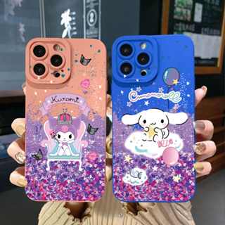 เคสโทรศัพท์มือถือ ขอบสี่เหลี่ยม ลาย Kuromi MY Melody น่ารัก สําหรับ Samsung Galaxy A33 A53 A73 5G A32 A52S A72 A31 A41 A71