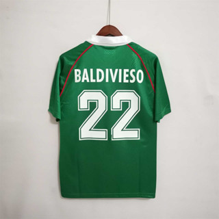 เสื้อกีฬาแขนสั้น ลายทีมชาติฟุตบอล Bolivia BALDIVIESO ETCHEVERRY 1994 ชุดเหย้า คุณภาพสูง สไตล์เรโทร