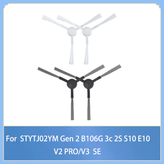 สามเหลี่ยมแปรงด้านข้างสําหรับ Xiaomi Mijia mop p Stytj02ym Gen 2 รุ่น S20 D106 3C 2S E10C S10 B106GL E10 VIOMI V2 PRO/V3 SE หุ่นยนต์เครื่องดูดฝุ่นอุปกรณ์เสริม