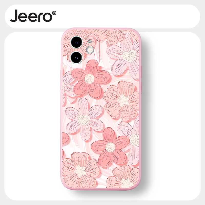Jeero เคสไอโฟน เคสซิลิโคนนุ่มกันกระแทกน่ารักตลก เคสโทรศัพท์ Compatible for iPhone 14 13 12 11 Pro Max SE 2020 X XR XS 8 7 6 6S Plus พลัส HFF3070