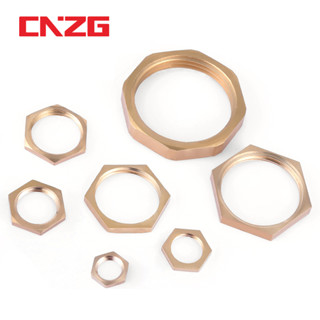 น็อตหัวหกเหลี่ยม ทองเหลือง เกลียว BSP 1/8 นิ้ว 1/4 นิ้ว 3/8 …